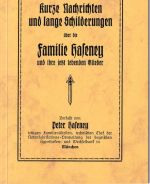 Bayern - Familie Haseney Kurze Nachrichten u. lange Schilderungen Reprint 1992