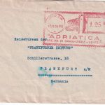 Italien - Venezia 1936 1,25 L. AFS "Adriatica" Brief n. Frankfurt a/M.
