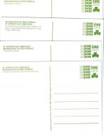 Irland - St. Patricks Day 1989 30 P. Ganzsachen (5 versch.) ungebraucht