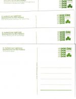 Irland - St. Patricks Day 1991 30 P. Ganzsachen (5 versch.) ungebraucht