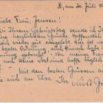 All.Bes. - Dienstgruppenpost gebührenfreie Karte Stade - Braunschweig 31.7.45
