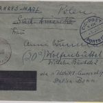 All.Bes. - CIC-Post Lager Eselheide b. Paderborn Zensurbrief n Wolfenbüttel 1947
