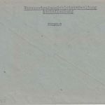 All.Bes. - Aschaffenburg 26.9.45 Frei d. Ablösung Brief zweispr. Zul.-Vermerk