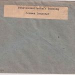 All.Bes. - Bamberg 27.8.45 Frei d. Ablösung Brief zweispr. Zulassungsvermerk