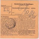 All.Bes. - 2x80 Pfg. Arbeiter Paketkarte Altena - Schwenningen 17.3.48