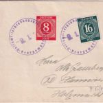All.Bes. - Georgsmarienhütte 9.1. Notstempel Brief n. Hannover 1947