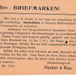 DR - 5 Pfg. Korbdeckel Drucksachenkarte n. DÄNEMARK Stuttgart Nr.8 27.12.23