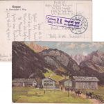 DR - Oberstdorf 1915 Feldpostkarte (Skikurs 8. Bay. Res.ID) n. Colmar