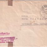 All.Bes. - Bad Nenndorf 23.8.47 Postsache n. Sibbesee - mit Inhalt !