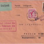 DR - Königsberg (Pr.) Flughafen L2 Luftpost-Drucksache n. Berlin 23.12.26