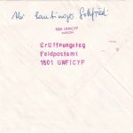Österreich - UNFICYP österr. Kontingent Feldpostbrief 15.11.76 n. Kössen