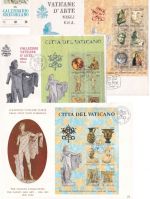 Vatikan - Block 4-7 je auf Schmuck-FDC 1982(1983