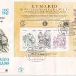 Vatikan - Block 4-7 je auf Schmuck-FDC 1982(1983