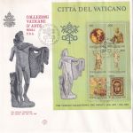 Vatikan - Block 4-7 je auf Schmuck-FDC 1982(1983