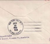 Österreich - PanAm Firstflight Wien - New York 1956 Schmuckkuvert