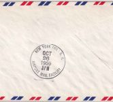 Dänemark - PanAm Firstflight Copenhagen - New York airmail 1959