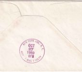 Belgien - PanAm Firstflight Brüssel - New York airmail 1959