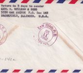 Portugal - PanAm Firstflight Lissabon - San Juan (PUERTO RICO) airmail 1962