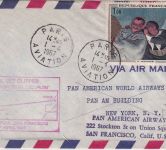 Frankreich - PanAm 1st-Flight paris - Sac Francisco airmail 1967