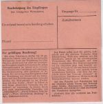BRD - 30 Pfg. Heuss I senkr. Paar Paketkarte Fechenbach - Würzburg 1954
