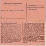 BRD - 2x80 Pfg. Heuss I Wertpaketkarte Erlenbach - Bad Meinberg 1954