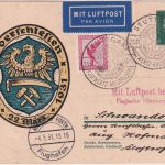 DR - Stuttgart SST 1931 Luftpostkarte n. Schwandorf Flugpost NBV Stuttgart Fürth