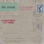 DR - Fürth 1926 Luftpostbrief n. Plauen NBV-Erstflug
