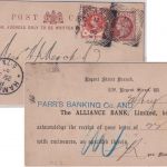 England - 1/2 P. Victoria Ganzsachenkarte+Zusatz London - Hamburg 1892