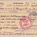 Schweiz - 15 Rp. Helvetia Nachnahmekarte Zürich 5 Predigerplatz - Meilen 1914