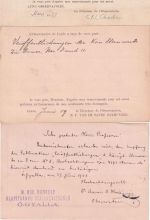 Europa/Bonn - Ganzsachenlot meist Europa/DR an Prof. Dr. Küstner ex 1888/1927