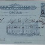 Chile - 3/6 C. Ganzsacher/Überdruck Santiago - Bonn 1901