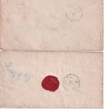 NDP - 2 Gr. gez. waagr. Paar Paketbegleitbrief K2 Neuss - Cochem 20.9.71