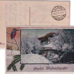 DR - Düren 22.12.17 Feldpostkarte/Weihnachten n Eggersheim Briefstpl. Waisenhaus