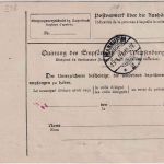 DR - 80 Pfg. Germania Paketkarte i.d. SCHWEIZ Mannheim 2 - Schatzalp 1907
