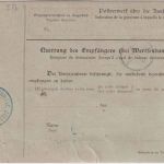 DR - 80 Pfg. Germania Paketkarte i.d. SCHWEIZ Potsdam - Davos 1907 Leitzettel !