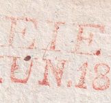 Bayern - Speier 19 IUN 1826 roter L2 Allg. Deutsche Garten-Zeitung