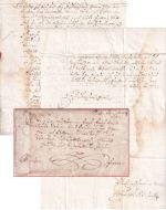 Bayern - Haag 1722 Schnörkelbrief (Ergebenheitsadresse) n. München - mit Inhalt