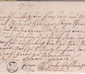 Bayern - Unterföhring 1797 Fürstenbrief an Kurfürst Carl Theodor v. Bayern