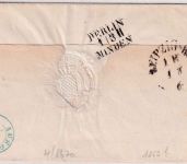 Bayern - Hof B.E. 28/2 HKS Zollsache n. Braunschweig ca. 1853