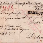 Hannover - Hannover L1 Nachnahmepaketbegleitbrief a.d. Fürsten z. Lippe-Detmold