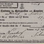 Hannover - Nenndorf 1847 Extrapostquittung