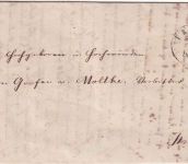 Holstein - Preetz 29/12 1849 Francobrief n. Itzehoe (kurioser Inhalt)