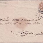 Thurn & Taxis/Österreich - 3 Sgr. Ganzsache/B-Format Brief Ring 292 Greiz