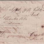 Thurn & Taxis/Bayern - Elgersburg 1824 Frachtbrief (Ortsvordruck) n. Castell