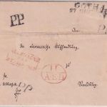 Thurn & Taxis/Frankreich - Gotha 27. DEC 1835 Francobrief n. Straßburg