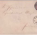 Thurn & Taxis - 1 Sgr. Ganzsache/Brief Ring 14 Cassel - Hedemünden