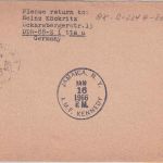 DDR - 15 Pfg. Ulbricht Ganzsache/F-Teil Lupo-Karte/LH-Erstflug 16.1.66