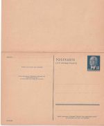 DDR - 12/12 Pfg. Pieck Ganzsache/Doppelkarte ungebraucht - selten !