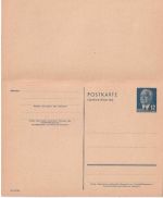 DDR - 12/12 Pfg. Pieck Ganzsache/Doppelkarte ungebraucht - selten !