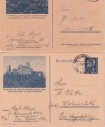DDR - 12 Pfg. Pieck Bildganzsache P47 kompl. (7 Bilder) sauberer Bedarf